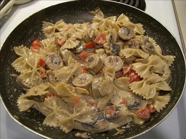 Chicken Sausage Farfalle. Photo by citygirl716