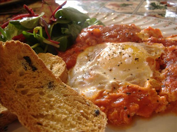 Tasty Tomato Fried Eggs. Photo by Tasty Tidbits