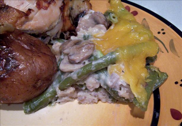 Green Bean-Mushroom Casserole (By Paula Deen). Photo by lazyme