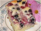 Berry Sour Cream Cake