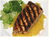 Grilled Blue Marlin over Spaghetti Squash. Recipe by Chef Hawgwild