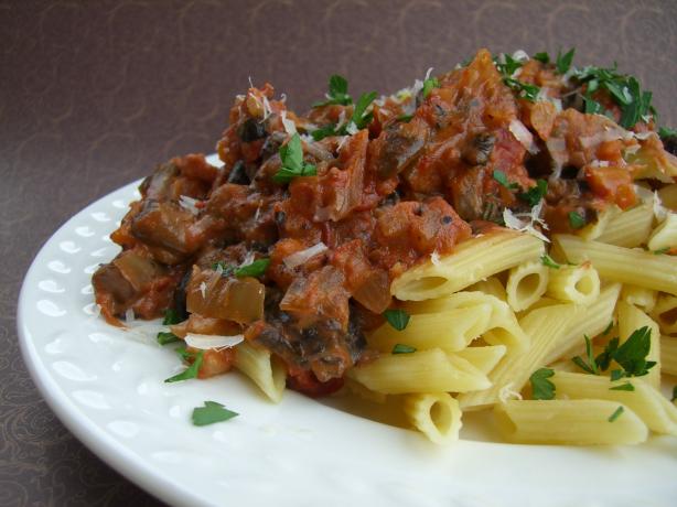 Tomato Mushroom Pasta. Photo by Chef*Lee