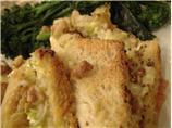 Savoury Cheese and Leek Pudding