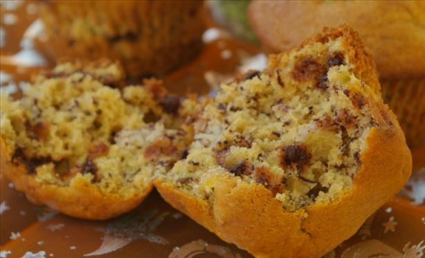 Banana Nut Chip Muffins. Photo by Redsie