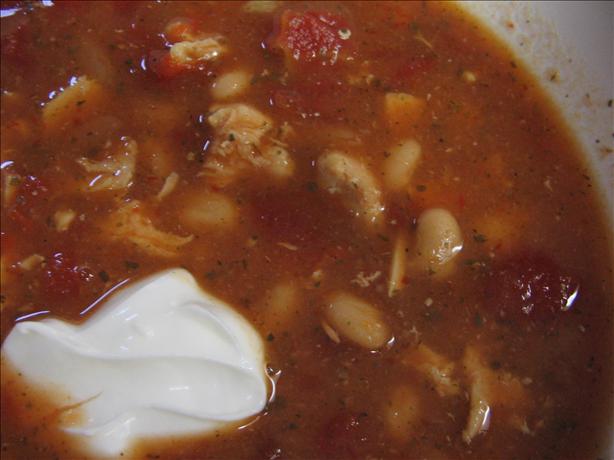Chipotle Chicken and Tomato Soup. Photo by Vino Girl