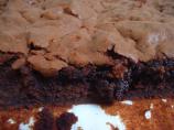 Mascarpone Brownies With Honey Chocolate Sauce