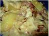 Molten French Camembert Potato Gratin With Bacon and Onions