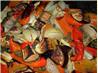Roasted French Vegetables in Hot Balsamic and Olive Oil Dressing