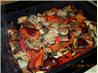 Roasted French Vegetables in Hot Balsamic and Olive Oil Dressing