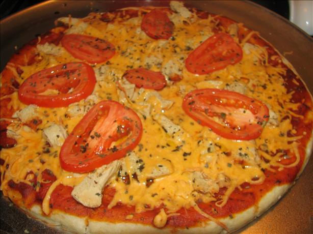 Vegetarian Chicken Pizza. Photo by Chef Hawgwild