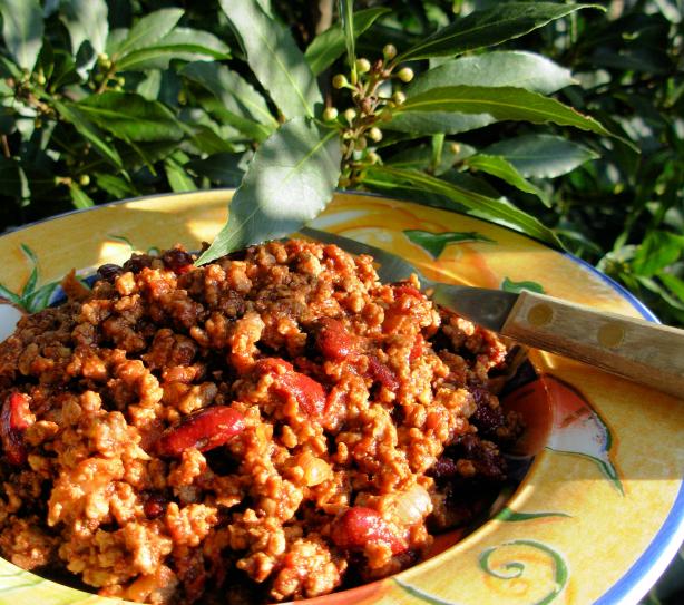 Spicy Smoking Hot Chili "no Beans Here!". Photo by French Tart