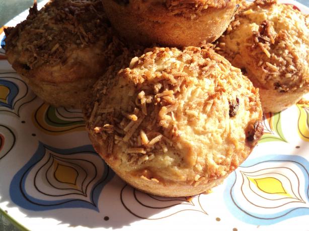 Banana Coconut Muffins. Photo by Nif
