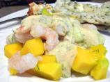 Shrimp Mango and Cucumber Salad