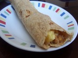 Peanut Butter Protein Snack Wrap. Photo by vitalev
