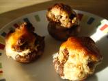 Spicy Sausage Stuffed Monterey Mushrooms