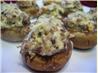 Spicy Sausage Stuffed Monterey Mushrooms