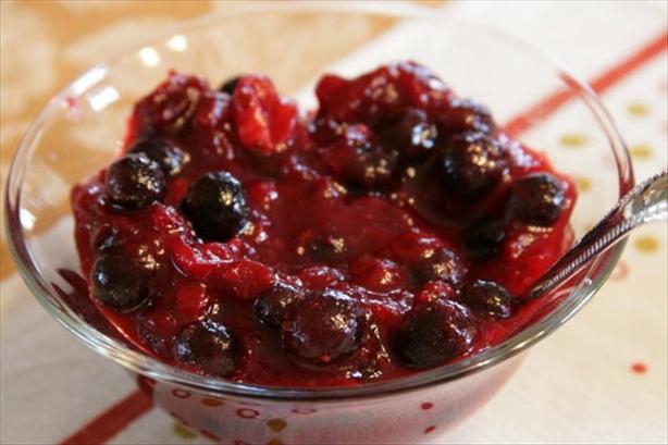 Blue Cranberry Sauce. Photo by Megan Yonak