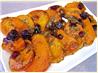 Candied Ginger Sweet Potatoes With Dried Cranberries