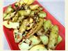 Roasted Garlic Fingerling Potatoes With a Touch of Bacon