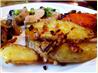 Roasted Garlic Fingerling Potatoes With a Touch of Bacon