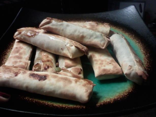 Baked Lumpia Rolls. Photo by Savana M.