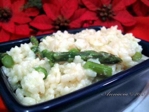 Asparagus Risotto. Photo by Annacia
