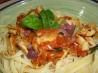 Pasta With Chicken and Sun-Dried Tomatoes. Photo by Karen Elizabeth