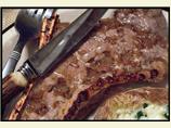 Broiled Steak with Shallot Butter