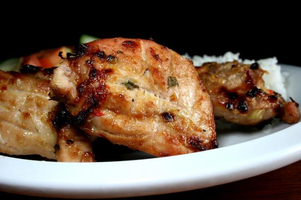 Marinade: Grilled Chicken With Lemongrass & Chilli. Photo by Chef floWer