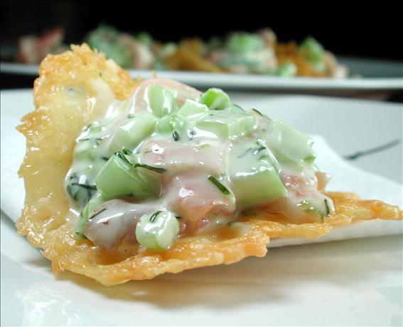 Salmon Parmesan Cups. Photo by Chef floWer