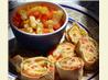 Baked Tortilla Wheels With Pineapple Salsa