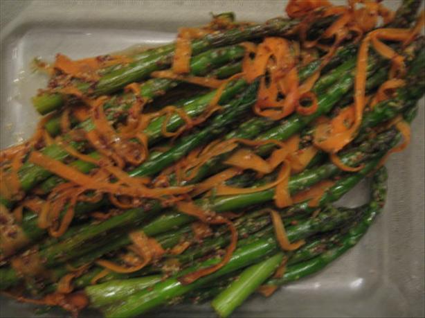 Lemon Dijon Asparagus. Photo by Engrossed