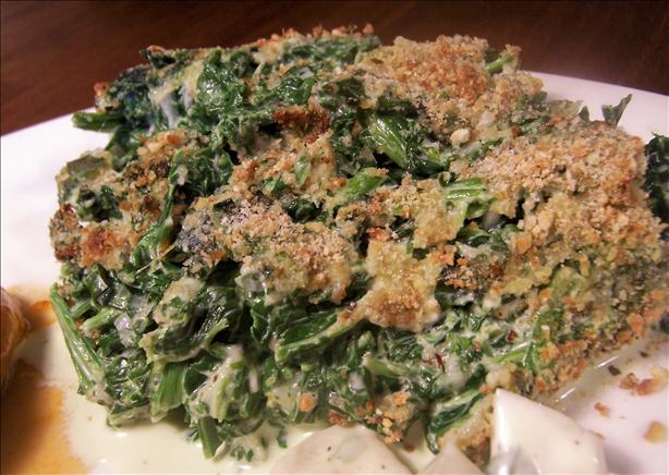 Creamed Spinach Gratin. Photo by *Parsley*