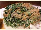 Creamed Spinach Gratin