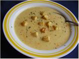 Cream of Cauliflower and Cheddar Soup