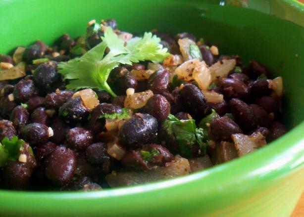 Black Beans Por Cortes&iacute;a Leslie With Lime and Cumin. Photo by *Parsley*