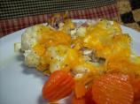 Baked Cauliflower With Ham