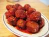 Mozzarella-Stuffed Meatballs. Recipe by Lainey6605