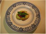 Tomato and Avocado-Goat Cheese Crostini