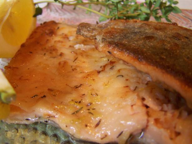 Lemon Thyme Rainbow Trout. Photo by wicked cook 46