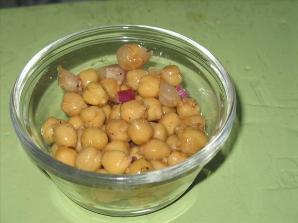 Gingery Marinated Chickpeas. Photo by Redsie