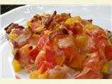 Tomato Bacon Squares