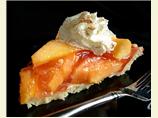 Fresh Peach Pie (No Bake) With Oil Pastry Crust
