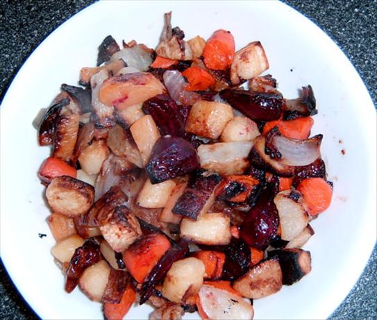 Roasted Root Vegetables. Photo by Mikekey