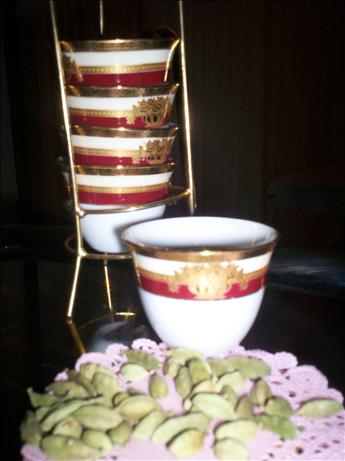 Kahwah Saa'dah.........middle Eastern Special Occasion Coffee. Photo by chef FIFI
