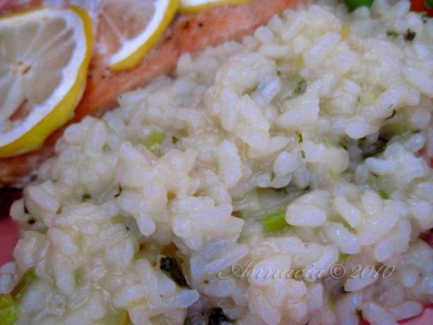 Lemony Risotto. Photo by Annacia