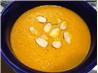 Carrot With Toasted Almond Soup. Recipe by Annacia