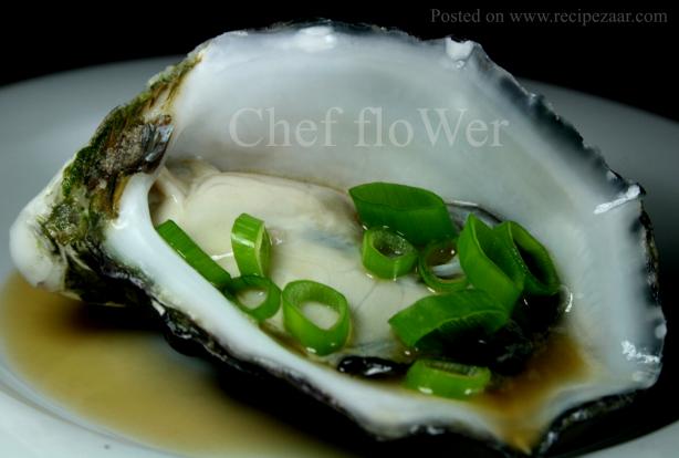 Oysters With Soy and Sesame Dressing. Photo by Chef floWer