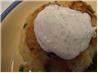 Ham and Potato Patties With Horseradish Sauce. Recipe by Picholine