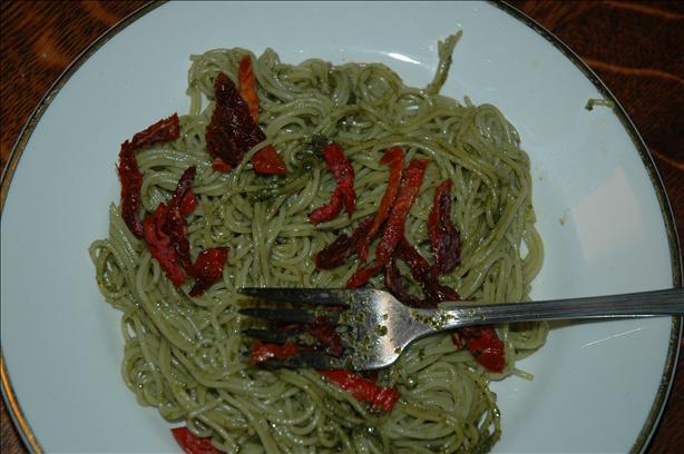 Pesto Pasta. Photo by Sweetiebarbara